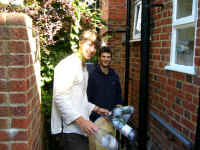 Aidan and Edward Getting the Car ready!!